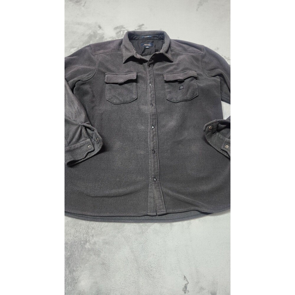 Roark Men's Size XL Grey Classic Fit Diablo Button Up Shirt‎ Jacket